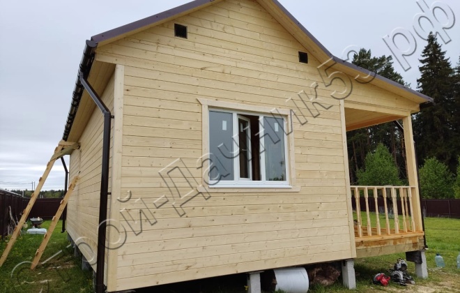 4 Каркасно-щитовой дом проект заказчика 46М², Мо (4)